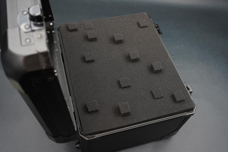 Koswork KOS32302-CH Mini Black V2 Aluminum Carry Case (w/checkered foam) (9003654512877)