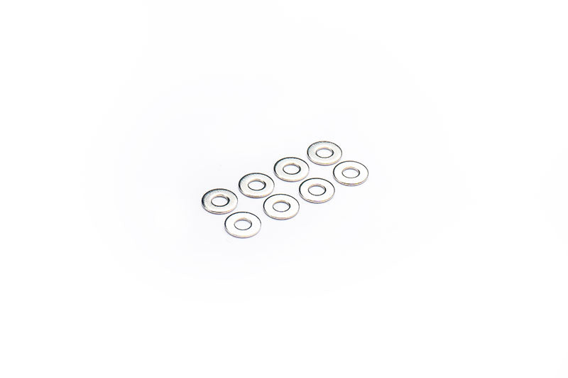 Koswork KOS402506-05 2.5x6x0.5mm 2.5mm Steel Washer / Shim Shiny (8) (9003656052973)