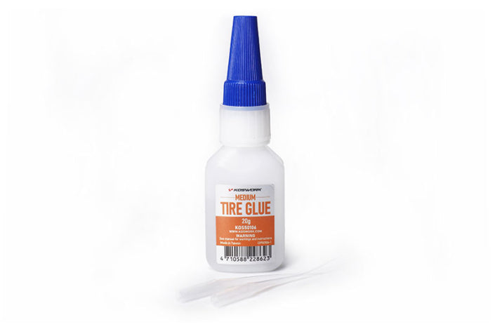 Koswork KOS50106 Tire Glue (Medium) 20g w/Pin Cap and Tips (9003657560301)
