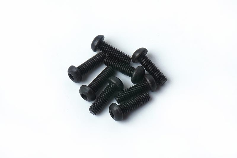 Koswork KOSBS2508 2.5x8mm Button Head Hex Hardened Steel Screw (w/container) (8) (9003659657453)