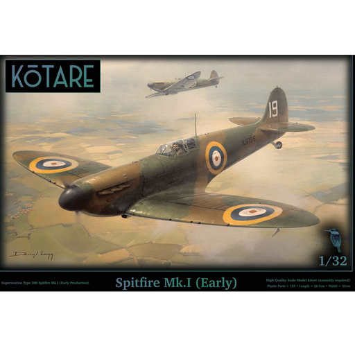 Kotare Models K32004 1/32 Spitfire Mk.I (Early) (8404528005357)