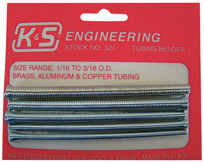 K&S 321 Tubing Bender for 1/16-3/16" OD (1.57-4.76mm)