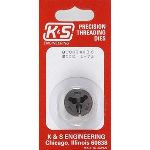 K&S 418 3-48 Precision Threading Die (8278025208045)