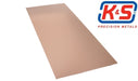 K&S 277 Copper Sheet 0.016 x 4 x 10" - 1 Piece (8279337763053)