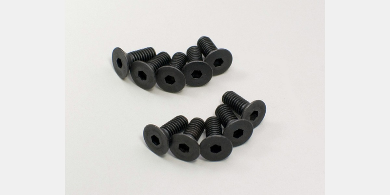 Kyosho 1-S34010H Hex FH Screw (M4x10)(10) - Hobby City NZ (8324676747501)