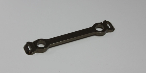 Kyosho IF446 MP9 Steering Plate Gunmetal - Hobby City NZ (8324716593389)