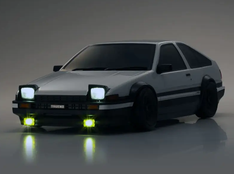 Kyosho 34501T1B Toyota SPRINTER TRUENO AE86 White 2WD FAZER D2 FZD2 1/10