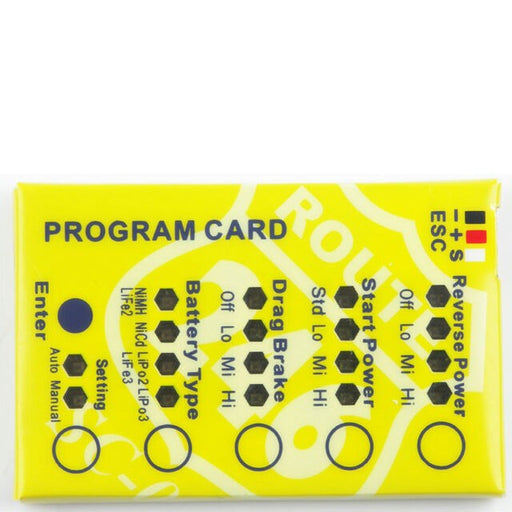 Kyosho R246-8330 SC Program Card (8324752965869)