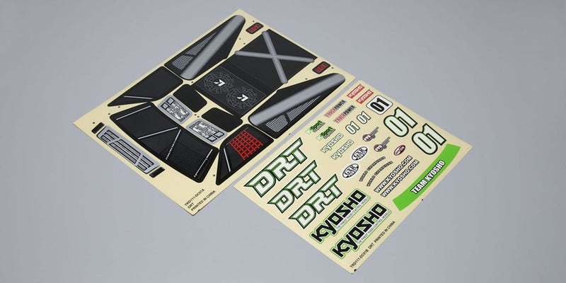 Kyosho TRD111 DRT Decal Set