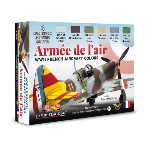 LifeColor CS56 WWII French Aircraft Set - Hobby City NZ (8966375342317)