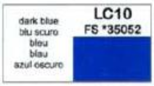 LifeColor LC10 Matt Blue 22ml Acrylic Paint - Hobby City NZ (8966376063213)