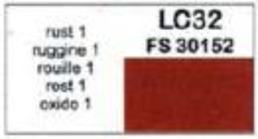 LifeColor LC32 Matt Rust 1 22ml Acrylic Paint - Hobby City NZ (8966376521965)