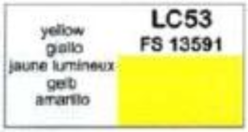 LifeColor LC53 Gloss Yellow 22ml Acrylic Paint - Hobby City NZ (8966376685805)