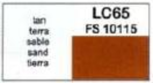 LifeColor LC65 Gloss Tan 22ml Acrylic Paint - Hobby City NZ (8966376980717)