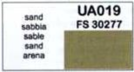 LifeColor UA019 Sand - FS30277 22ml Acrylic Paint - Hobby City NZ (8966379372781)