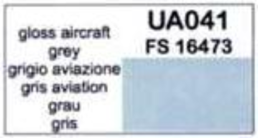 LifeColor UA041 Gloss Aircraft Grey 22ml Acrylic Paint - Hobby City NZ (8966380028141)