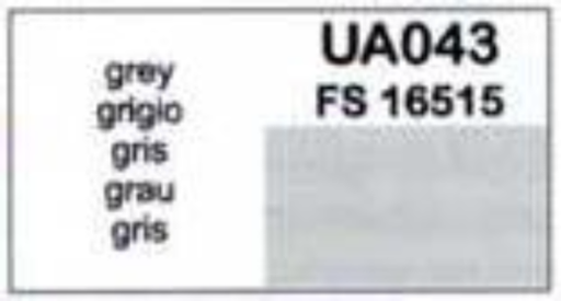 LifeColor UA043 Light-Med Grey 22ml Acrylic Paint - Hobby City NZ (8966380060909)