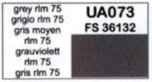 LifeColor UA073 Grey RLM 75 22ml Acrylic Paint - Hobby City NZ (8966380355821)