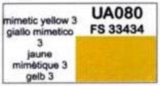 LifeColor UA080 Yellow 3 22ml Acrylic Paint - Hobby City NZ (8966380585197)
