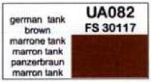 LifeColor UA082 German Tank Brown 22ml Acrylic Paint - Hobby City NZ (8966380716269)