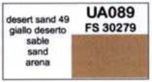 LifeColor UA089 Desert Sand 49 22ml Acrylic Paint - Hobby City NZ (8966380978413)