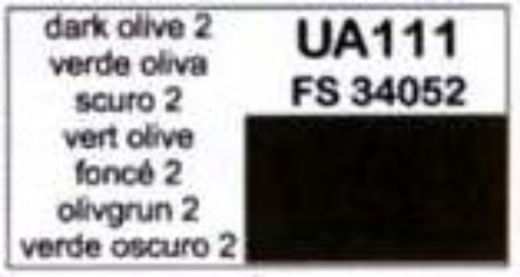 LifeColor UA111 Dark Olive 2 22ml Acrylic Paint - Hobby City NZ (8966381273325)