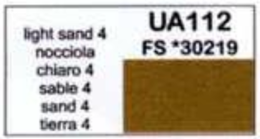 LifeColor UA112 Light Sand 4 22ml Acrylic Paint - Hobby City NZ (8966381306093)