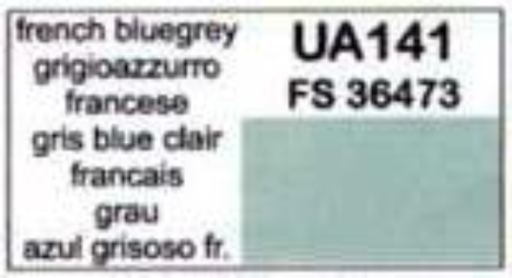 LifeColor UA141 French Blue Grey 22ml Acrylic Paint - Hobby City NZ (8966381797613)