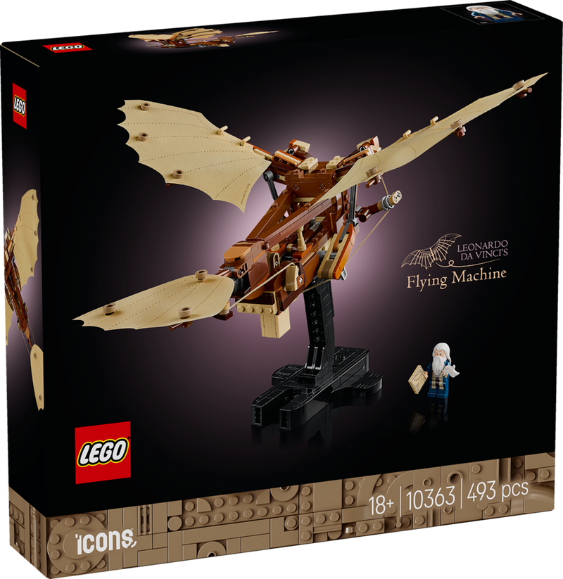 LEGO Icons Leonardo da Vincis Flying Machine 10363