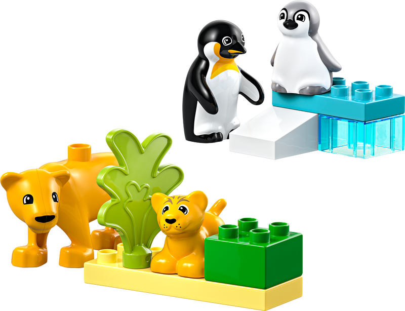 LEGO DUPLO Wild Animal Families: Penguins & Lions 10442