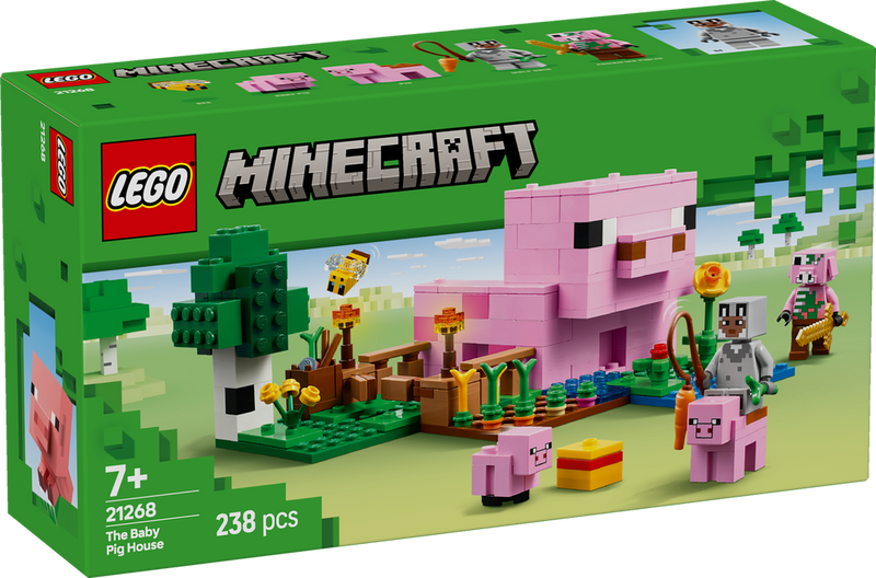 LEGO Minecraft The Baby Pig House 21268