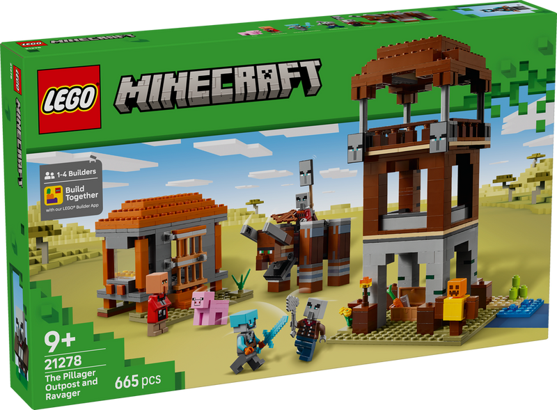 LEGO Minecraft The Pillager Outpost and Ravager 21278 (9003631870189)