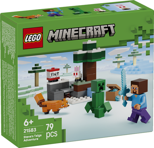 LEGO Minecraft Vanilla Steves Taiga Adventure 21583 (9249823523053)