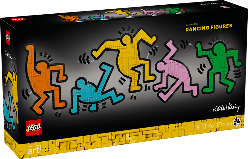 LEGO ART Keith Haring - Dancing Figures 31216 (9003632394477)