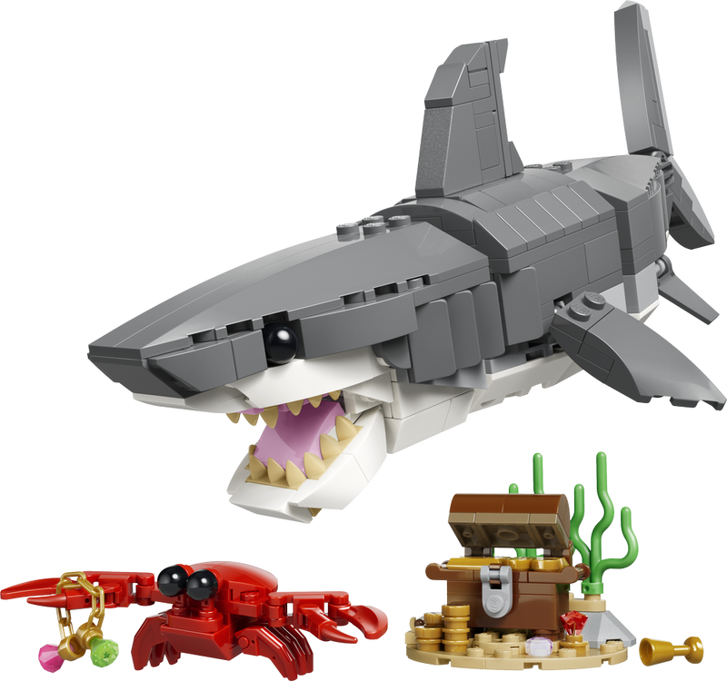 LEGO Creator Nature and Animals Fierce Shark with a Treasure Chest 31381 (9249822408941)