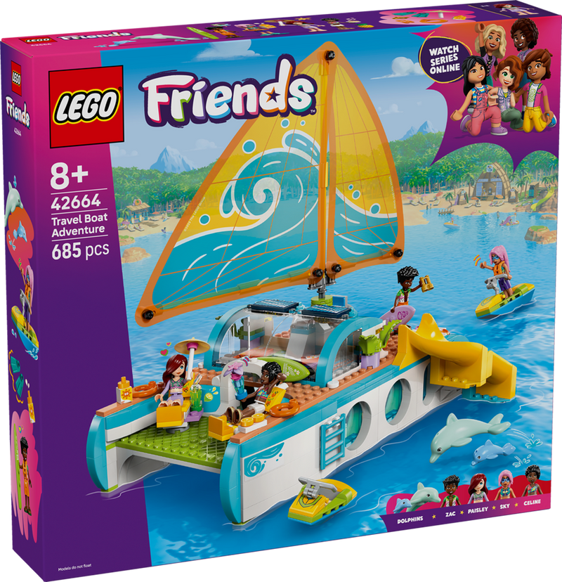 LEGO Friends Travel Boat Adventure 42664 (9003633049837)