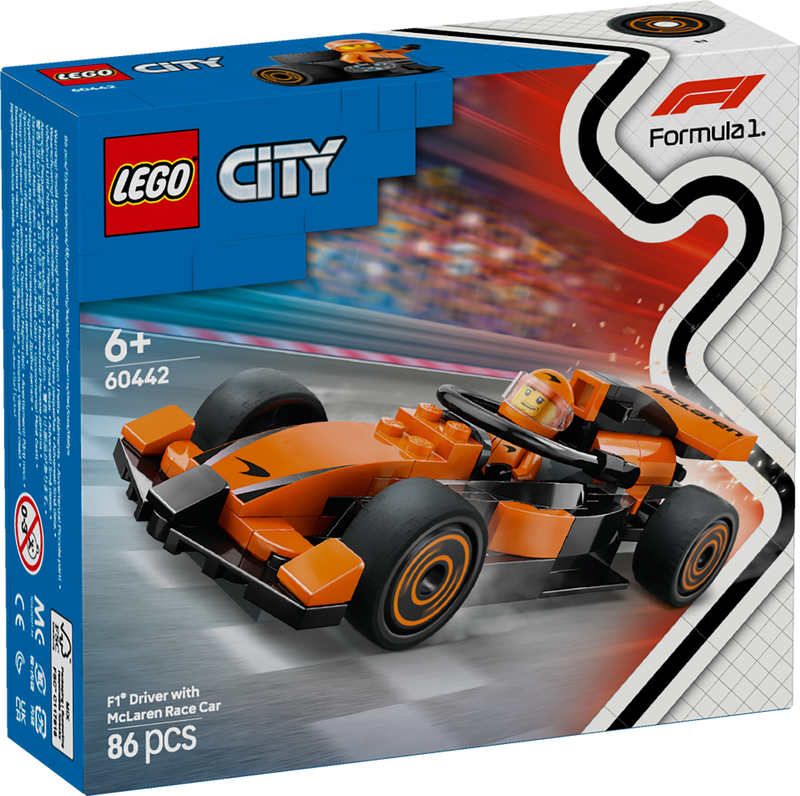 LEGO CITY F1 Driver with McLaren Race Car 60442