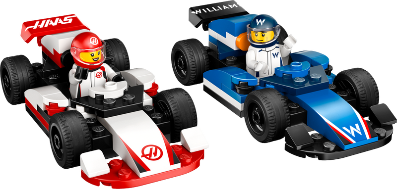 LEGO CITY F1 Williams Racing & Haas F1 Race Cars 60464