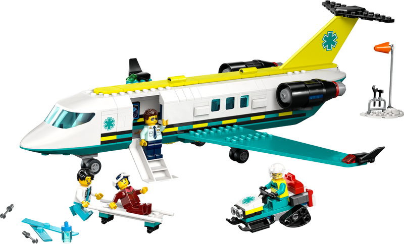 LEGO CITY Emergency Air Ambulance Airplane 60465 (9003633869037)