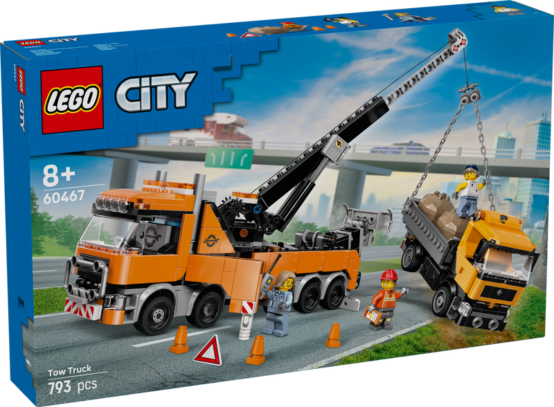 LEGO CITY Heavy-Duty Recovery Tow Truck with Crane 60467 (9003633967341)