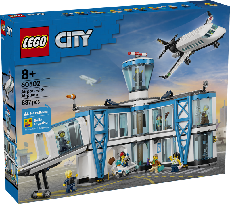 LEGO CITY My City Airport with Airplane 60502 (9249821851885)