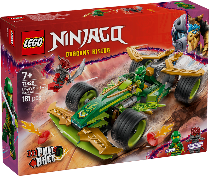 LEGO Ninjago Lloyds Pull-Back Race Car 71828