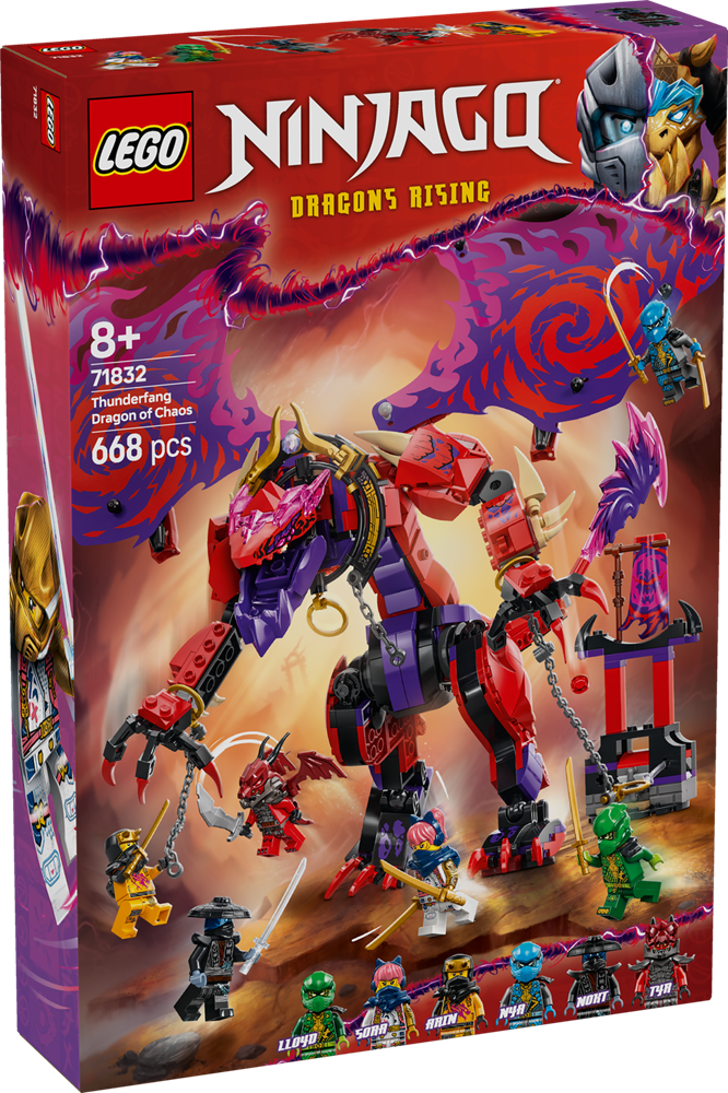 LEGO Ninjago Thunderfang Dragon of Chaos 71832