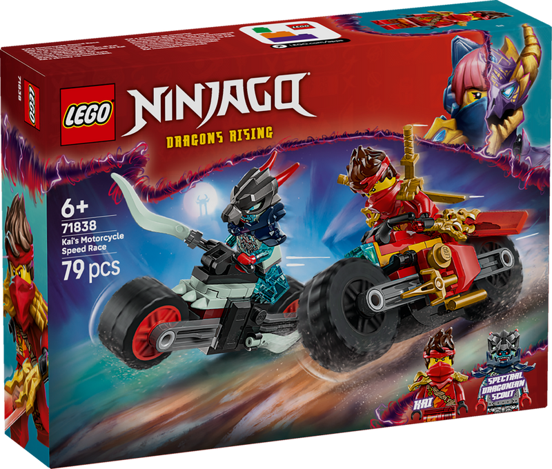 LEGO Ninjago Kai's Motorcycle Speed Race 71838 (9003634327789)