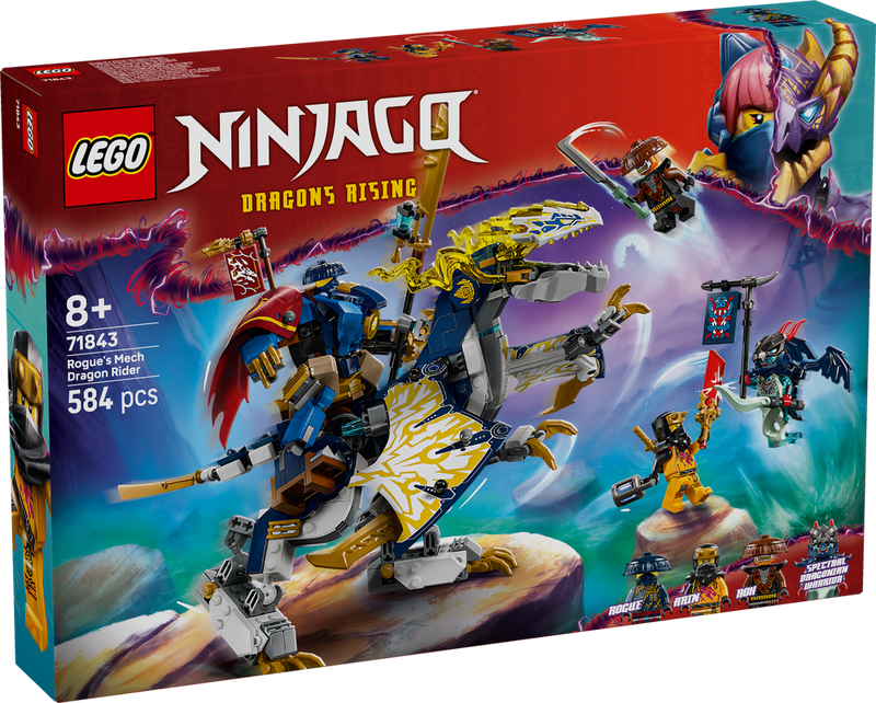 LEGO Ninjago Rogueâ€™s Mech Dragon Rider 71843 (9003634458861)