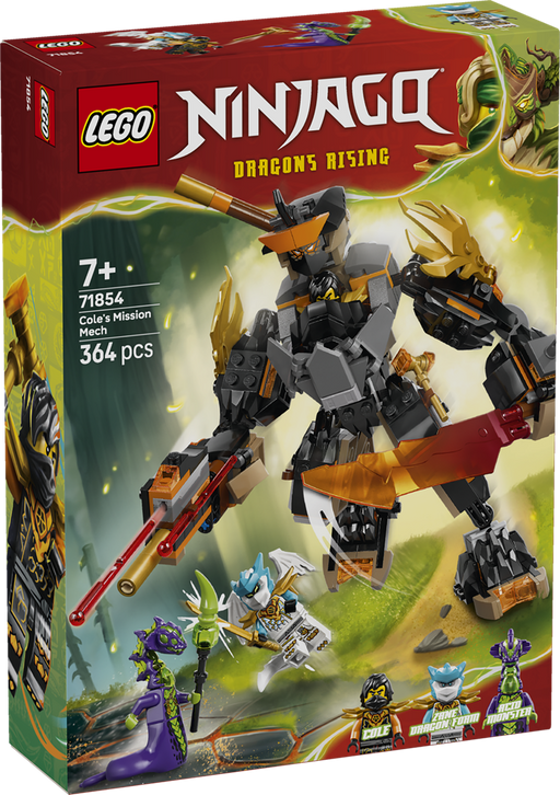 LEGO Ninjago Cole's Mission Mech & Dragon Zane 71854 (9249826111725)