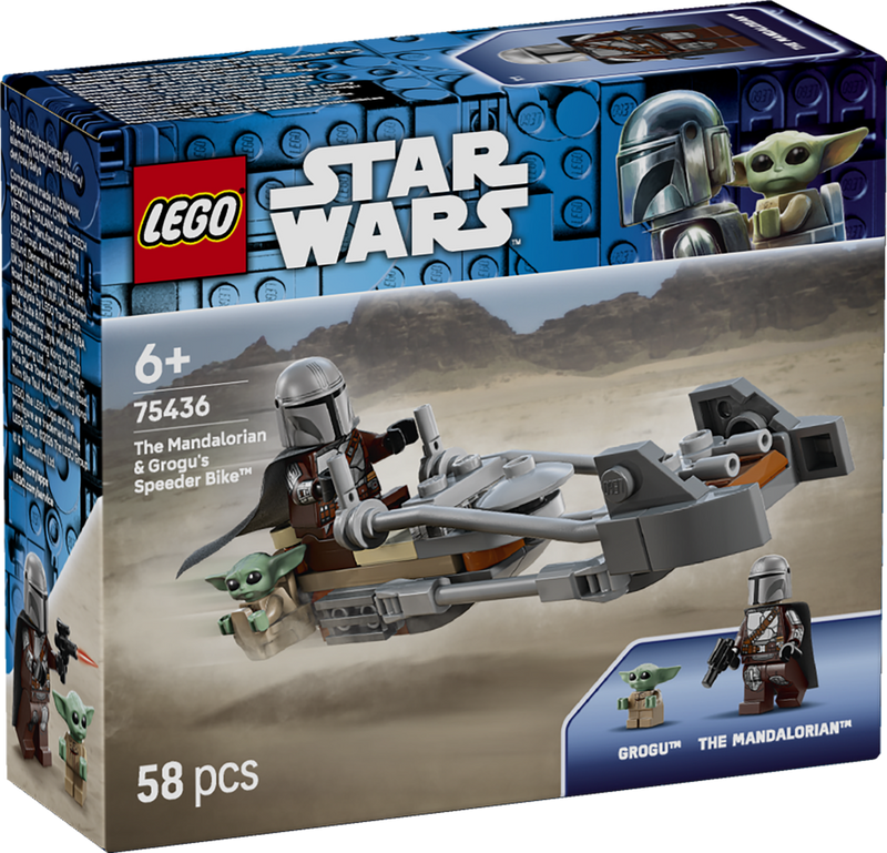 LEGO Star Wars Mandalorian The Mandalorian & Grogu's Speeder Bike™ 75436 (9249821229293)