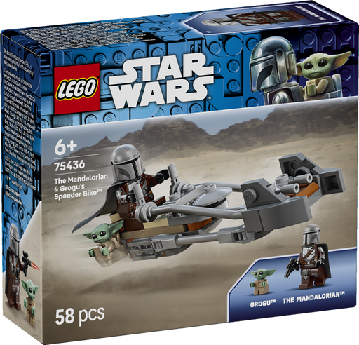 LEGO Star Wars Mandalorian The Mandalorian & Grogu's Speeder Bike™ 75436 (9249821229293)