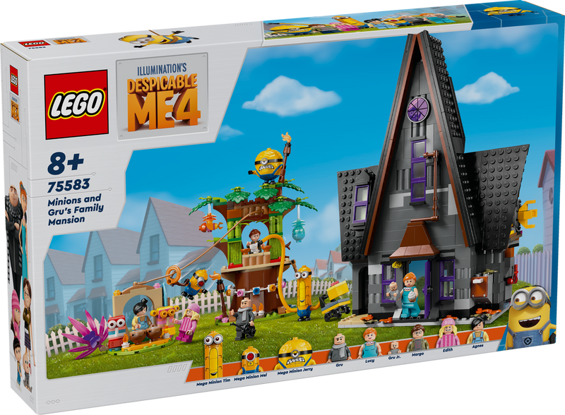 LEGO Despicable Me Minions and Gru's Family Mansion 75583