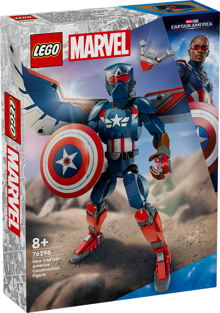 LEGO Super Heroes Marvel New Captain America Construction Figure 76296